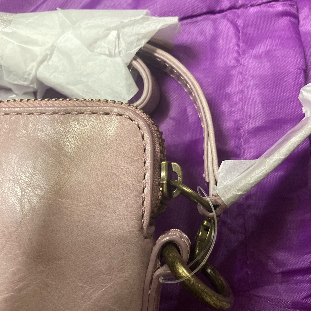 Nwt. Frye Olivia crossbody wallet orchid - Picture 7 of 9